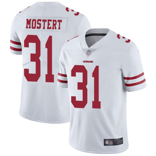 San Francisco 49ers Limited White Men Raheem Mostert Road NFL Jersey #31 Vapor Untouchable